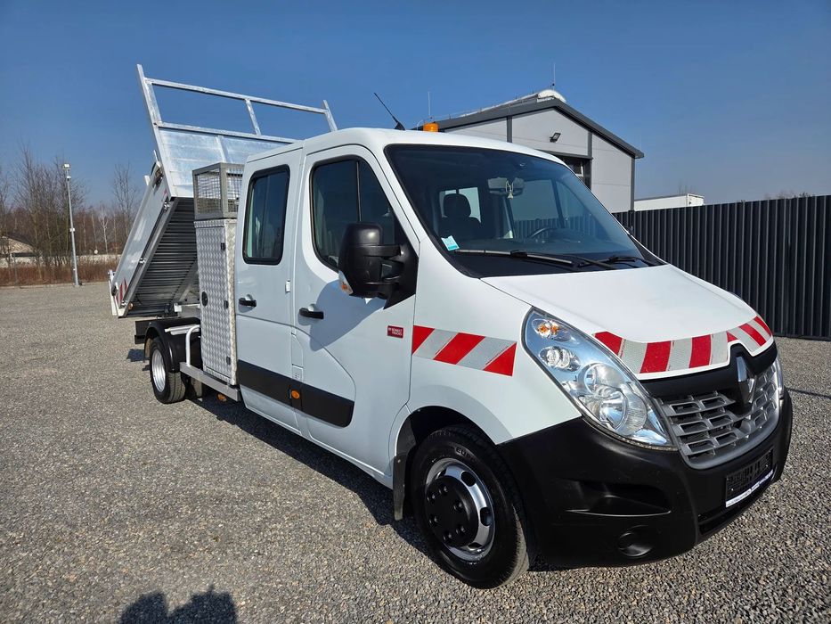 Renault Master  2.3 130KM / Brygadówka 6-osob / Wywrotka / Kufer / Hak 3.5T /