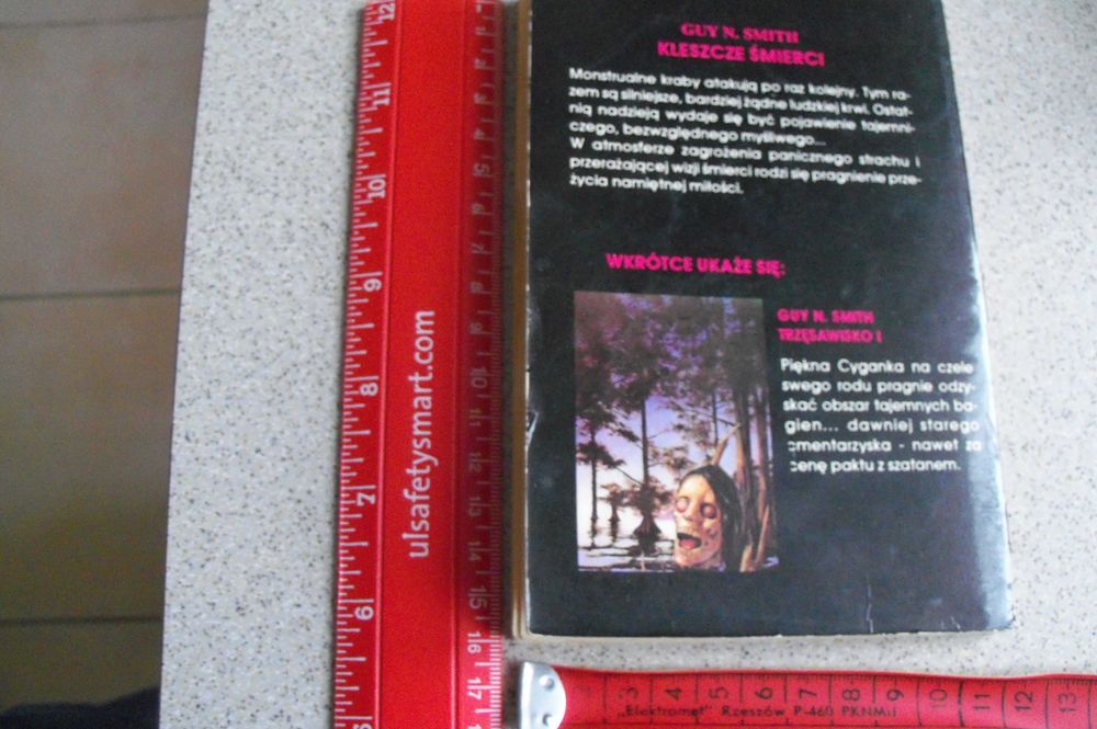Książka "Kleszcze śmierci"horror Guy N.Smith 1991 wyd.I