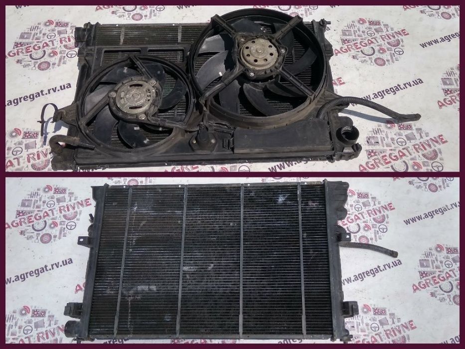 Радіатор Диффузор Вентилятор Скудо Джампи Експерт Ulisse Evasion 806