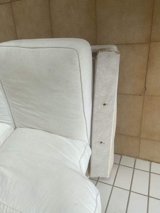 sofa branco 3 pessoas