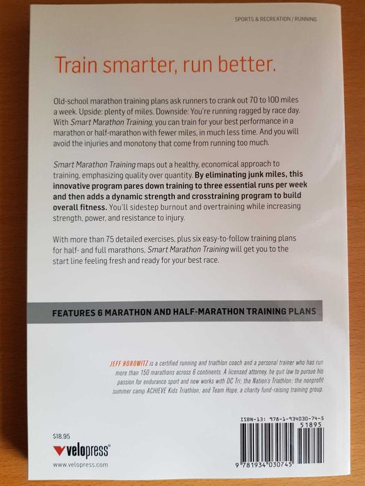 Smart marathon training de Jeff Horowitz