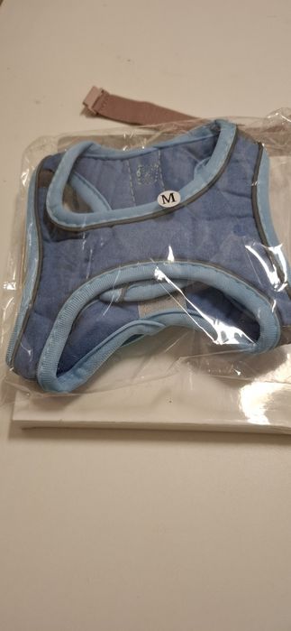 Trela Coleira corporal + 2 taças ração e 1 coleira com guiso para gato