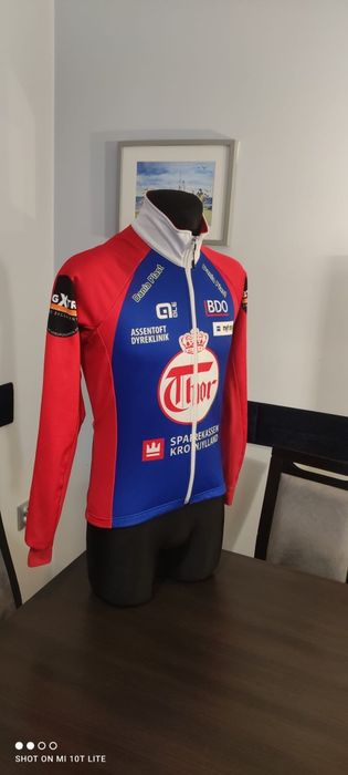 Ciepła bluza kolarska ALE windstopper na rower kurtka rowerowa ociepla