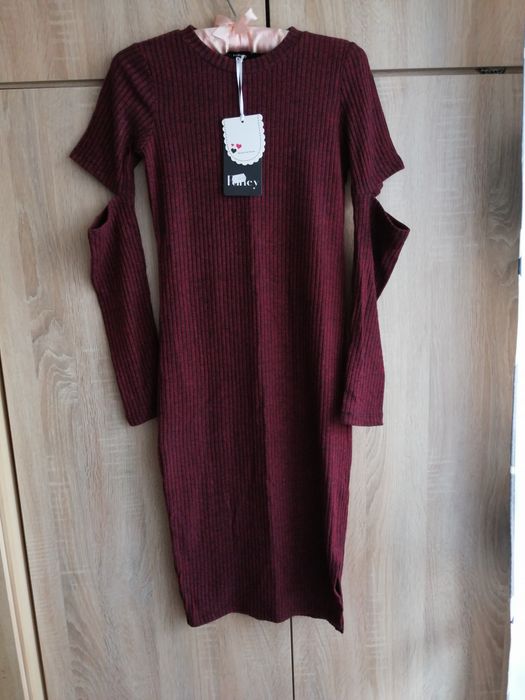Nowa sukienka prążki The Fancy r. S/M