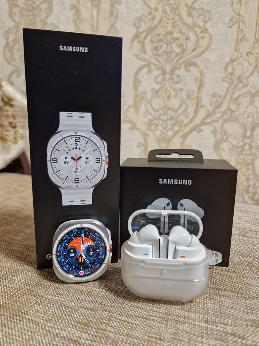 Комплект Samsung  Galaxy Watch Ultra (2024) + Buds3 Pro (White)