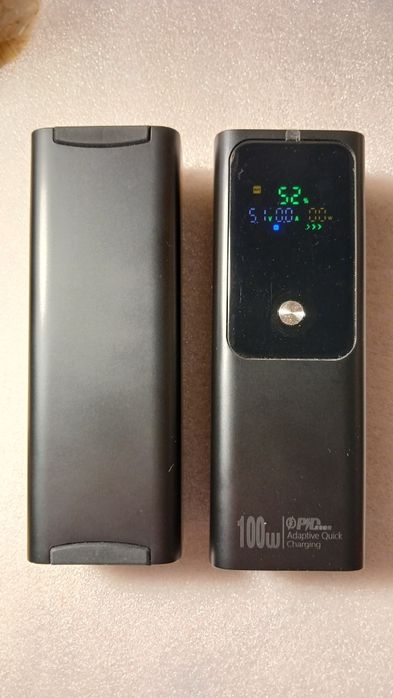 Павербанк PD 100W для ноута швидка зарядка для ноутбука type c 100Вт