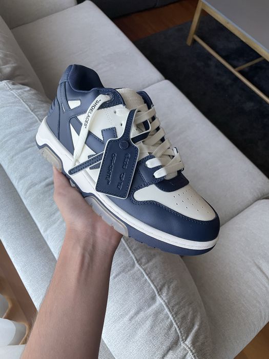 Off-White Out of Office Blue Sneakers