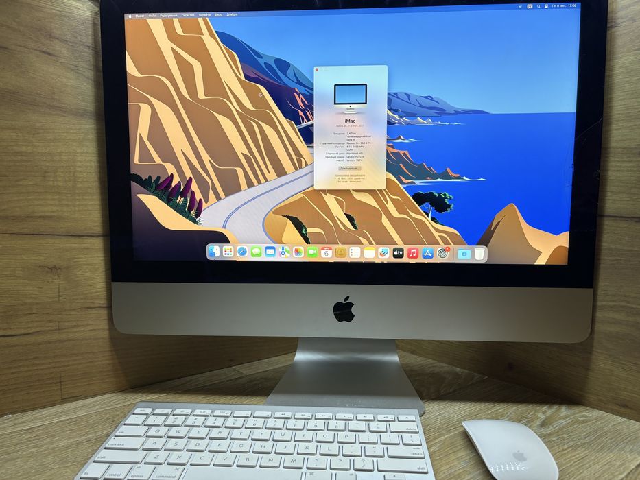 Apple iMac 21.5 4k 2017 256GB SSD+1TB HDD/8gb DDR4/Radeon Pro 560/core i5 a1418 моноблок