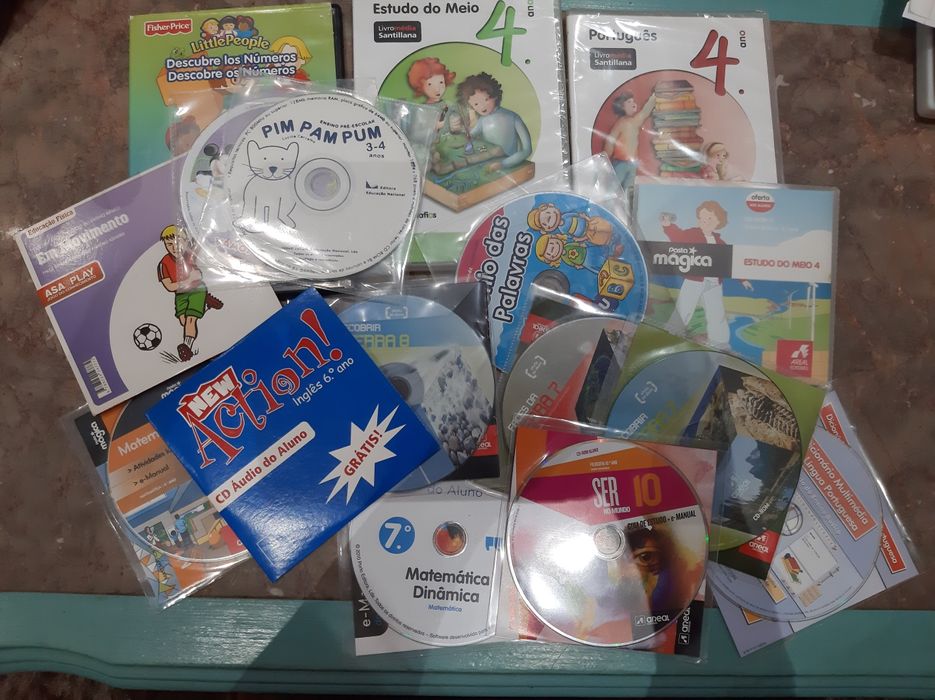 CD's de apoio escolar vários anos