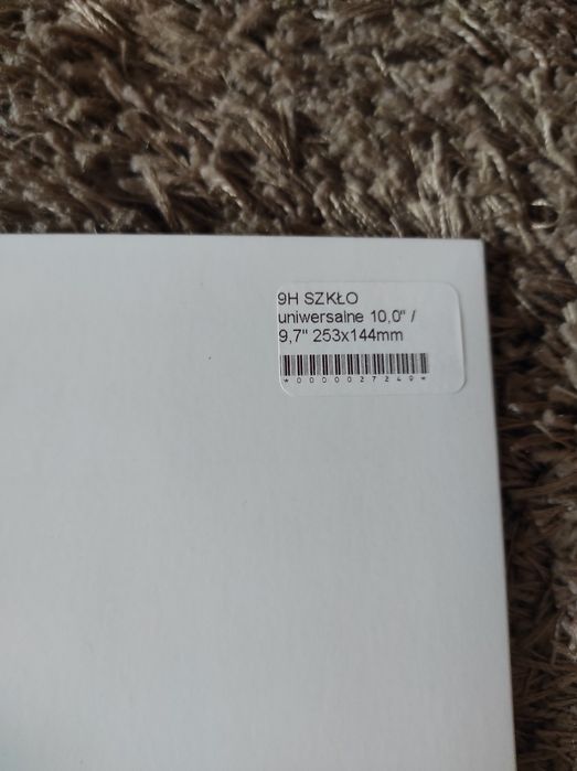 Szkło hartowane na tablet 10" nowe okazja