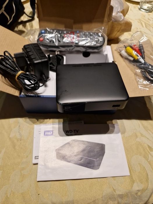 WD TV Media Player HD Western Digital – Completo + Caixa Original