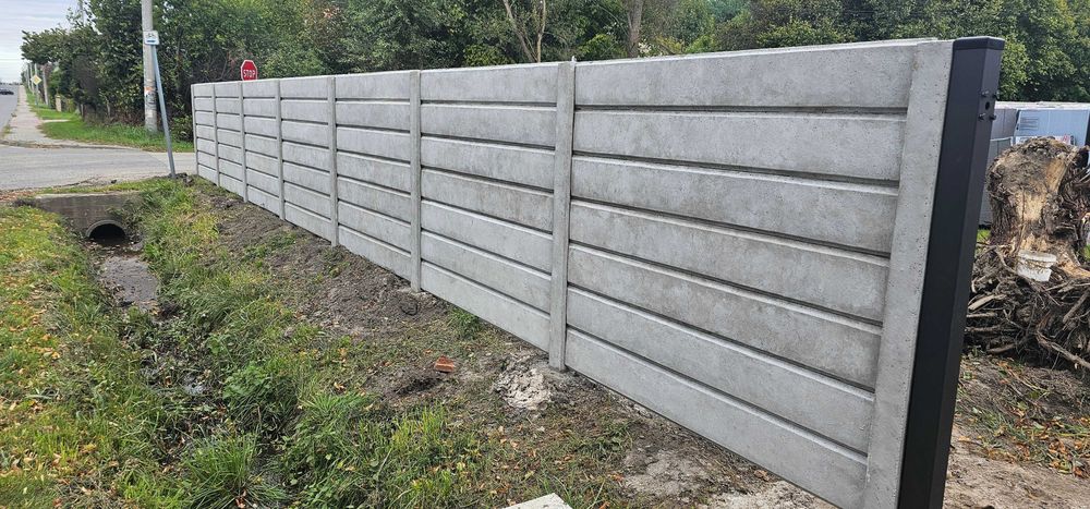 Ogrodzenia betonowe-palisadowe jedno-dwustronne Transport ciężarowyHDS