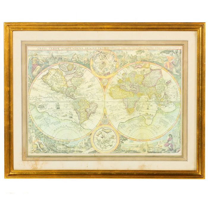 Mapa - Nova Totius Terrarum Orbis Geographica Ac Hydrographica Tabul -