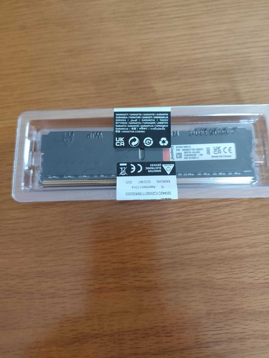 Kingston FURY Beast DDR4 16GB 3200MHz (Novas/Seladas)