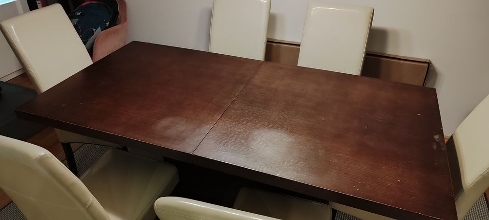 Zestaw stół i 6 krzeseł