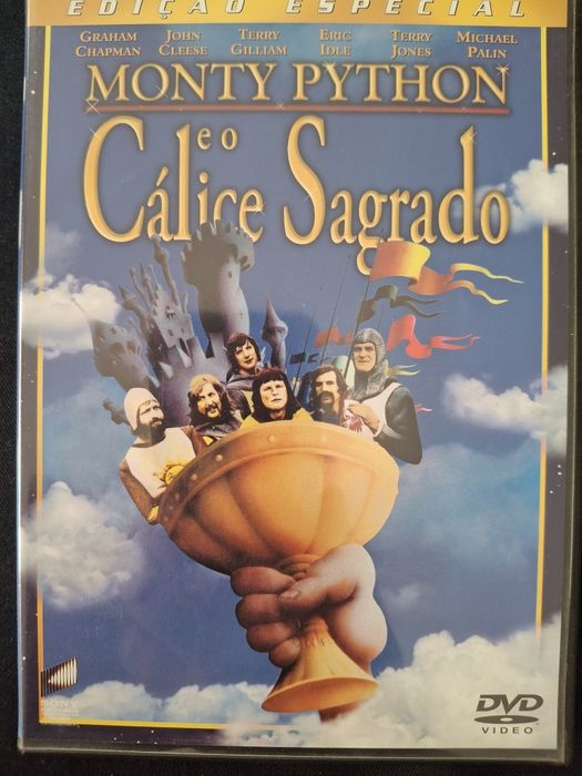 DVD Monty Python e o Cálice Sagado.