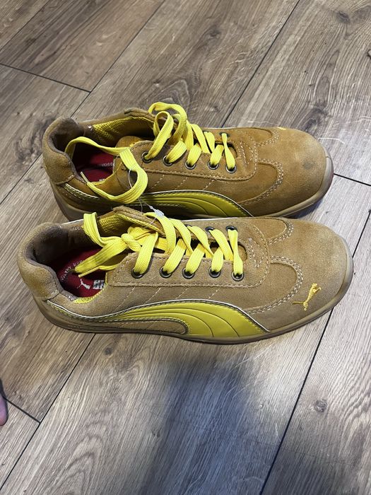 Buty musztardowe nowe puma