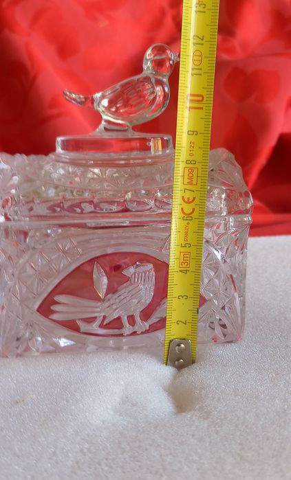 Caixinha de cristal lapidado