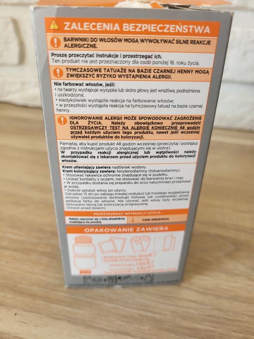 Sprzedam farbę do włosów