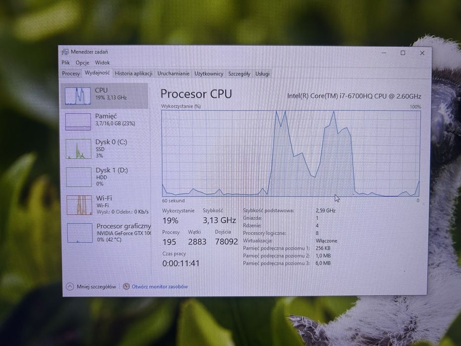 HP Omen 17 17,3" Intel Core i7-6700HQ 16GB RAM 1TB +256GB SSD GTX 1060