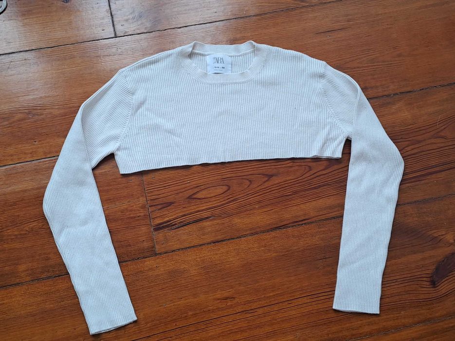 Camisola branca Zara 14 anos