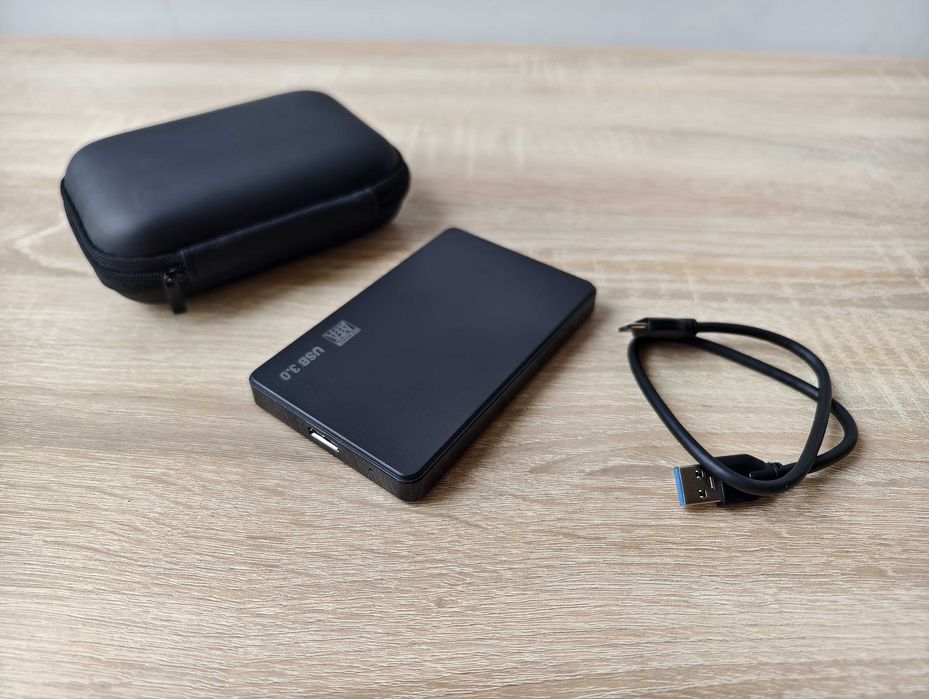 1TB USB 3.0 HDD внешний жесткий диск WD + чехол + Type-C