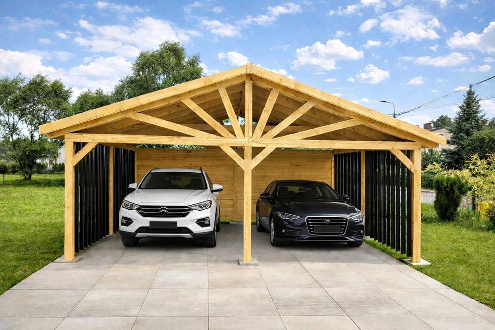 wiata samochodowa 6x6 | Producent | Na wymiar | montaż - Warszawa