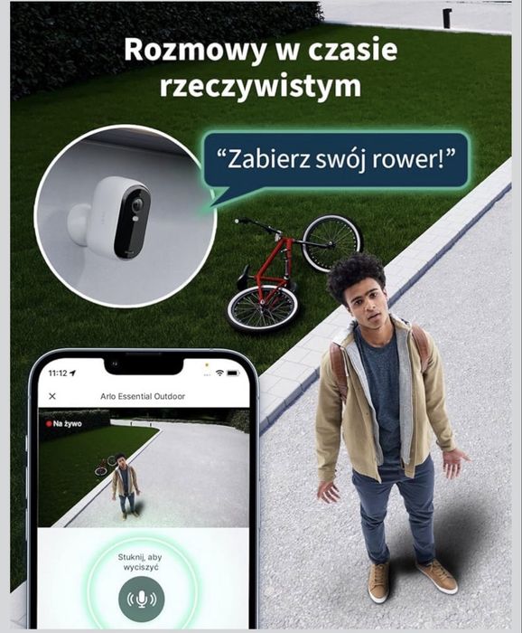 Arlo Essential 2 HD XL zewnętrzna kamera bezpieczeństwa