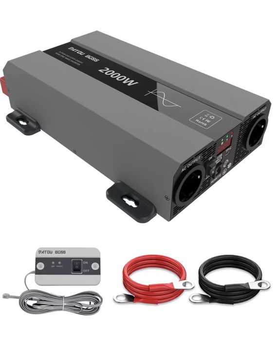 Автономный инвертор DATOUBOSS 2000W (модель PSW-2000) с чистой синусоидой.