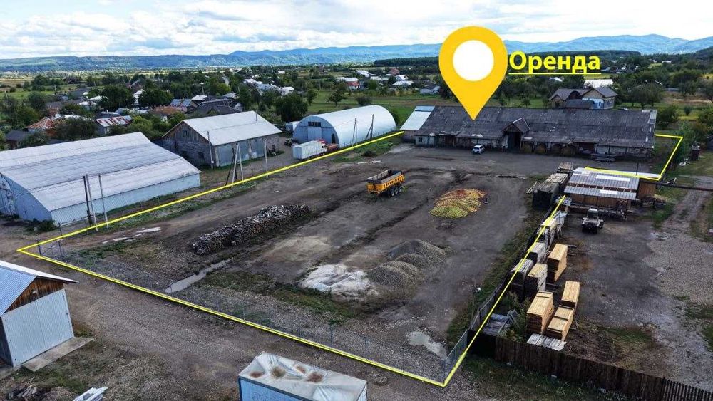 Оренда. Під комерцію. Виробництво. Зберігання. площа приміщень 950м2 Косівський р-н.