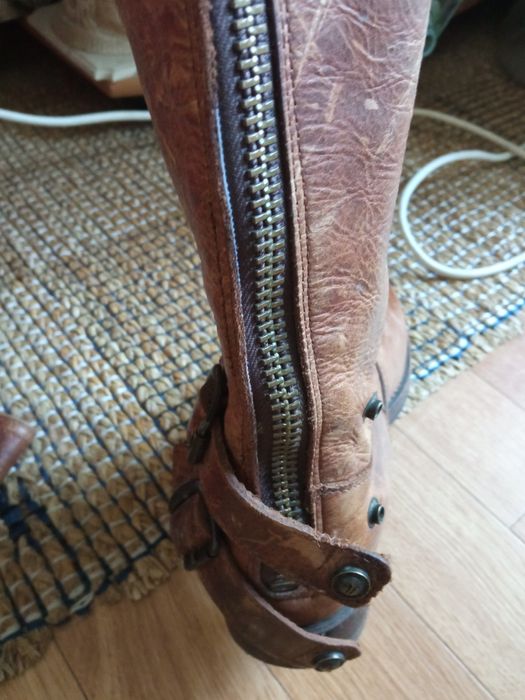 Frye стильные кожаные сапоги.