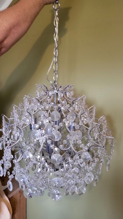 Lampa z kryształkami Sofiero