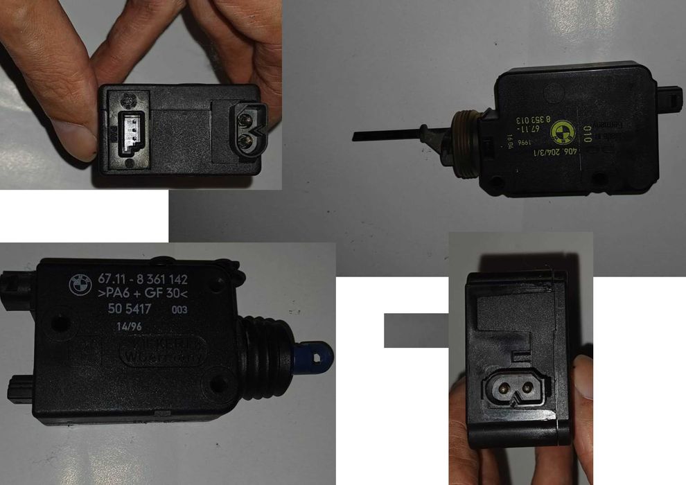 BMW E36 Peças Elétricas, Manete das escovas, Plafonier, Relés, Motor elevador dos vidros - Motor Escovas, Potenciometro - Cabelagem do Motor