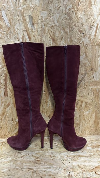 Kozaki skórzane do kolan