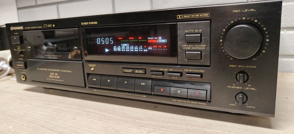 Magnetofon deck PIONEER CT-449. Po serwisie