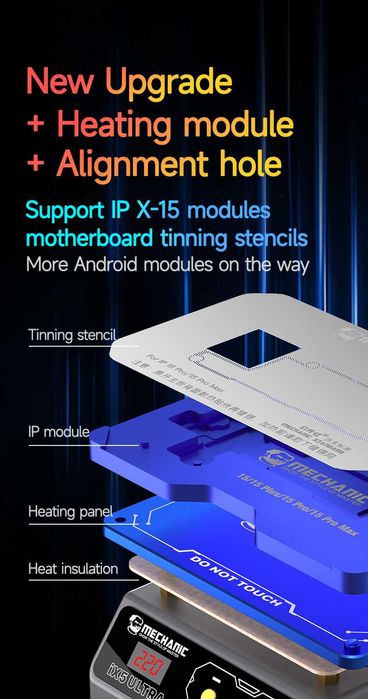 Mechanic IX5 Ultra Платформа попереднього нагріву материнських плат