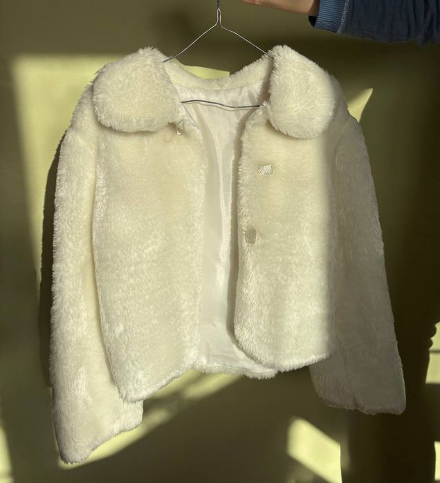 Весільна шубка, біла