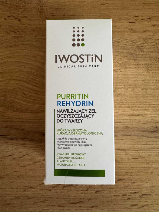 Nawilżajacy żel oczyszczający do twarzy Iwostin 150 ml
