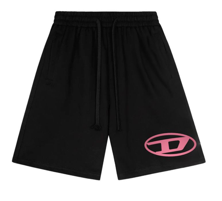 Спортивные шорты  Diesel Logo унисекс черные дизель