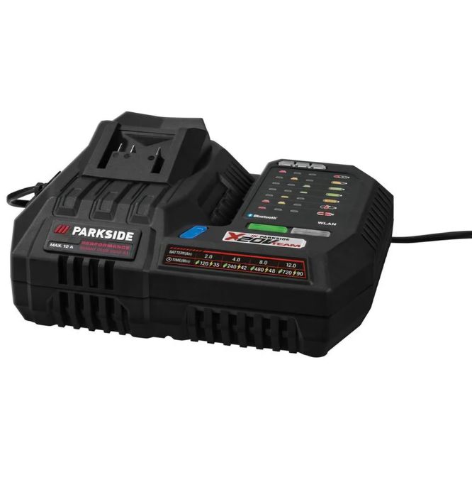 Carregador de bateria inteligente 20V / 12 A parkside performance