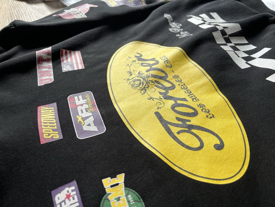 Bluza hoodie y2k patch racing nadruk z kapturem