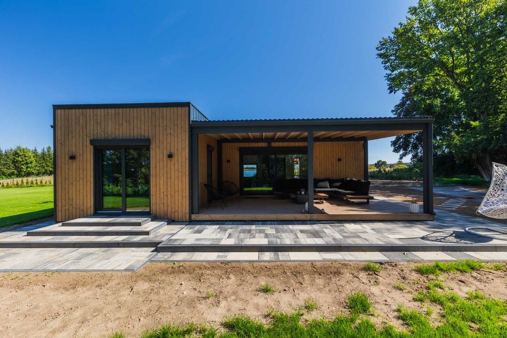 Eco Small House - Dom modułowy 65m2 całoroczny pod klucz,2x33m2, 70m2