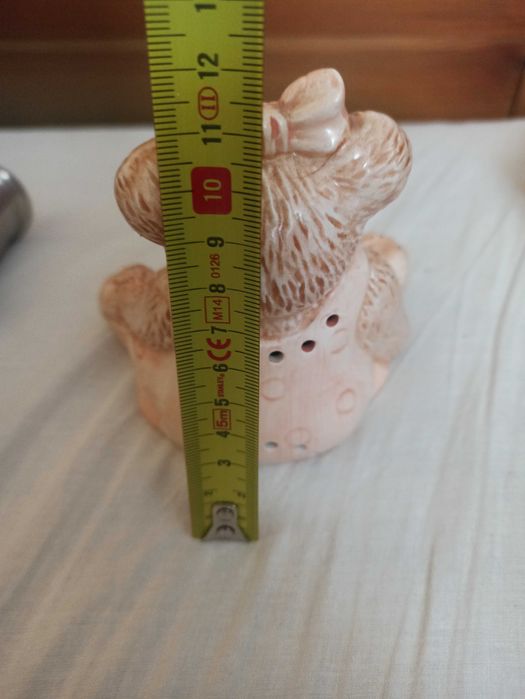 Ceramiczny miś na pachnące kwiaty zioła