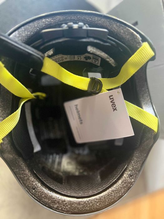 Kask Rowerowy  UVEX KID 3 DIRTBIKE GREY/LIME 55-58 cm