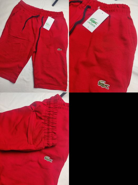 Spodenki szorty męskie bawełniane Lacoste kolory