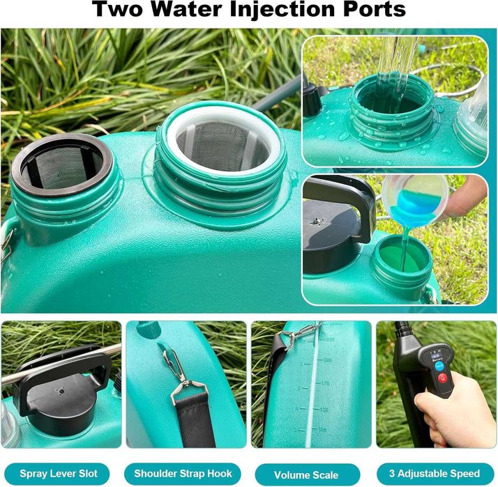 SYLSTAR Opryskiwacz ciśnieniowy 8 l, 7,4 V