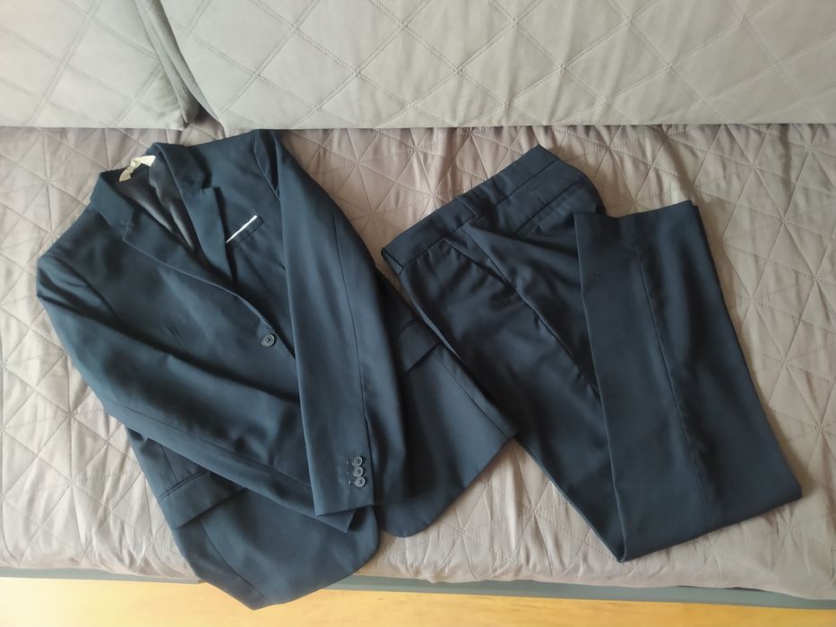 Garnitur komunijny H&M GRANATOWY
