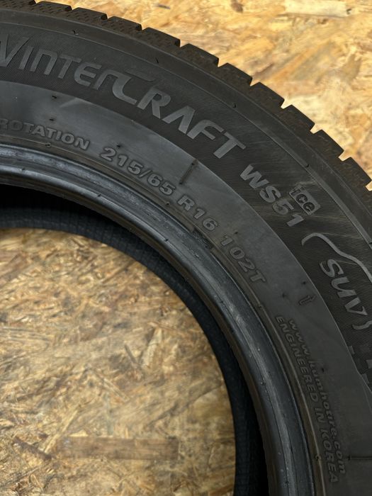 Зимові шини 215/65R16 102T KUMHO WinterCAFT WS51 ice.гума резина шини