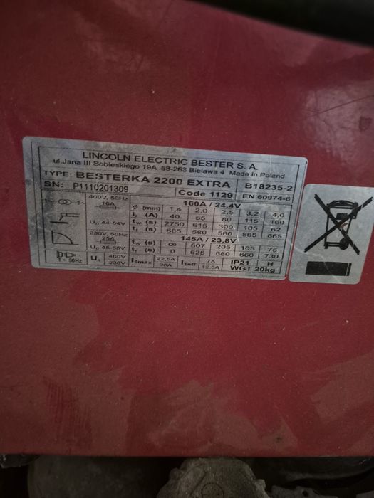 Spawarka Bester 2200 ekstra