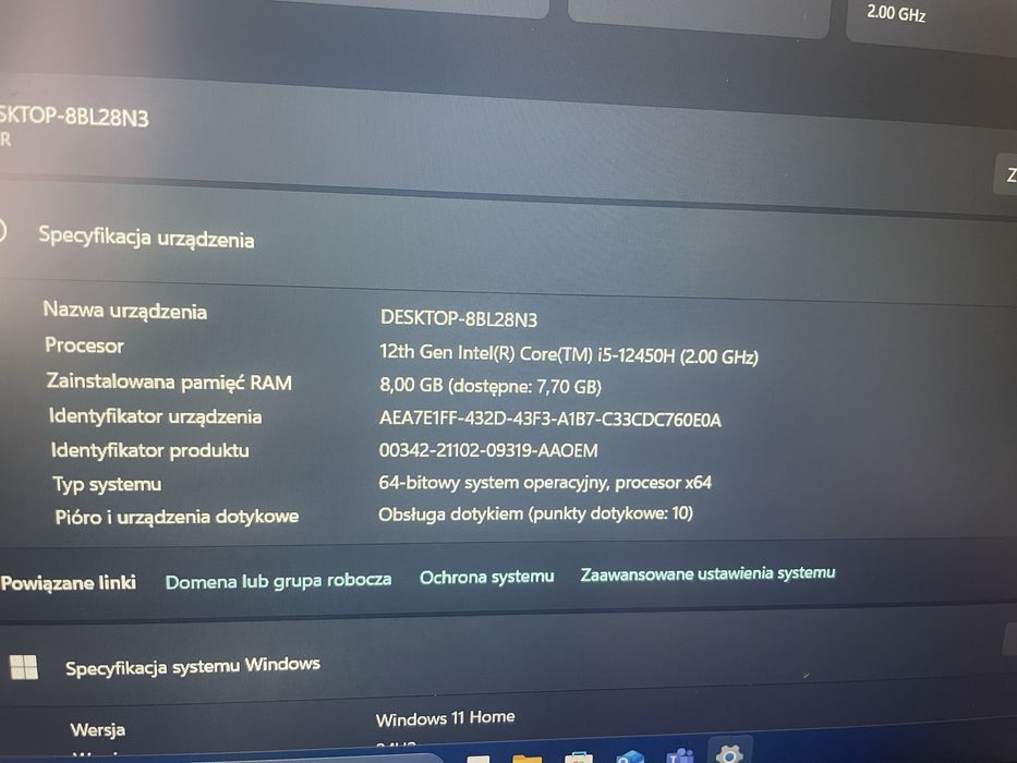Laptop Lenovo do nauki